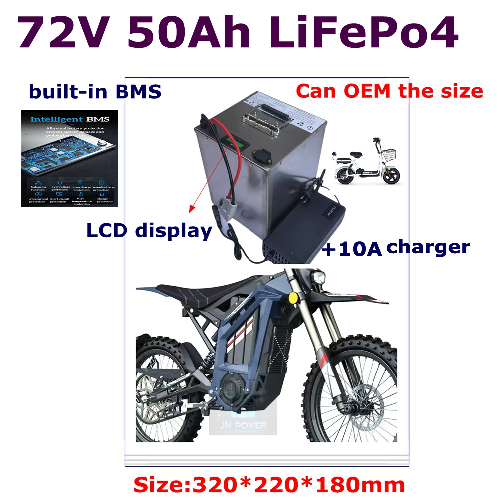 72V 40Ah Lifepo4 Battery Pack - JN-24S 72V 50Ah lifepo4 bateria de