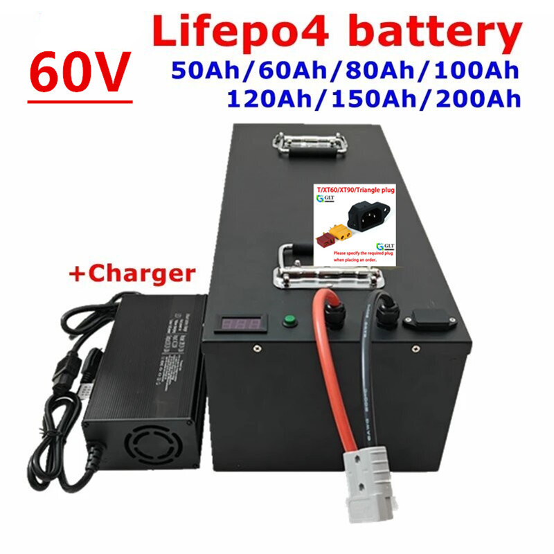 60V 50Ah Electric Scooter Battery - Bateria LiFePO4 60V 50Ah 100Ah com