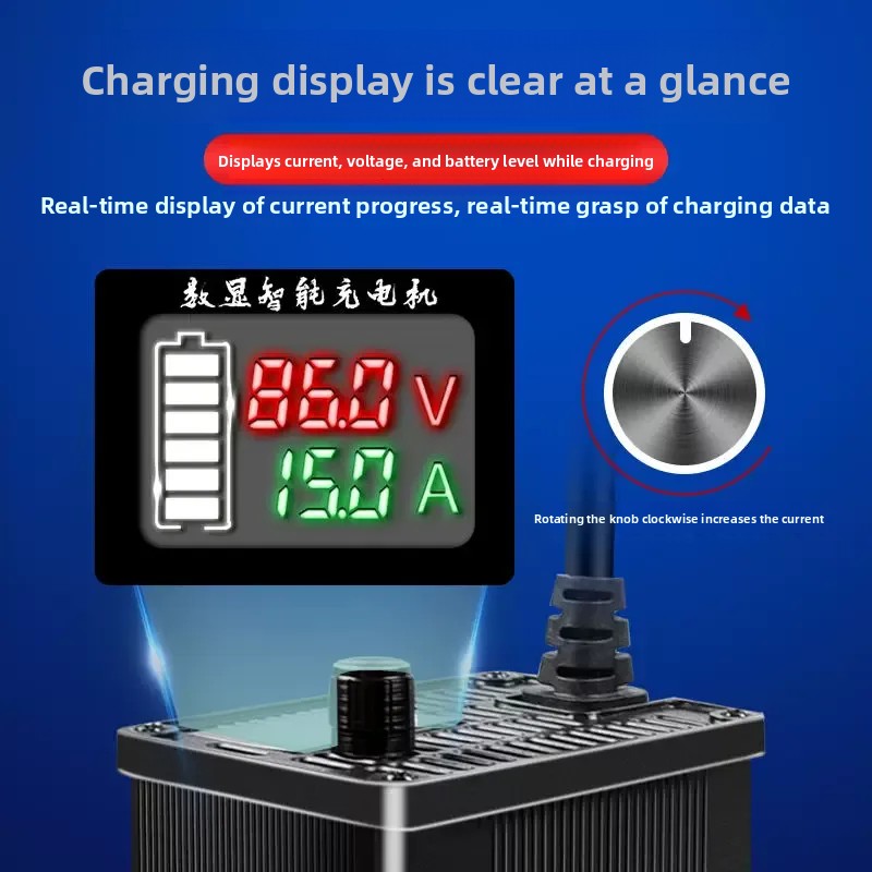 Carregador de Bateria de Lítio - 72V 15A Fast Charger avaliação e preço