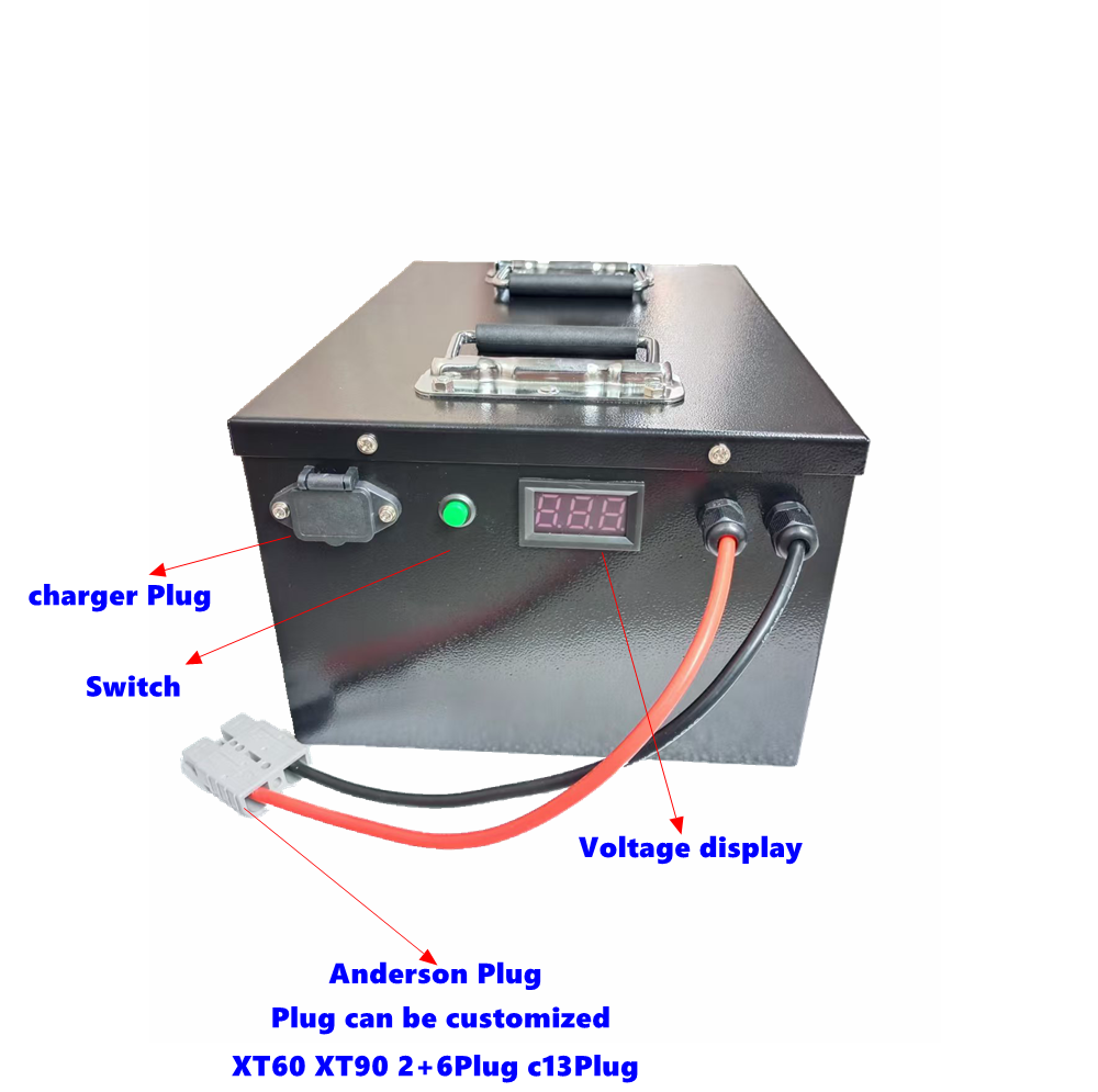 Lifepo4 60v 45ah 50ah 60ah bat - 60V 50Ah Electric Scooter Battery avaliação e preço