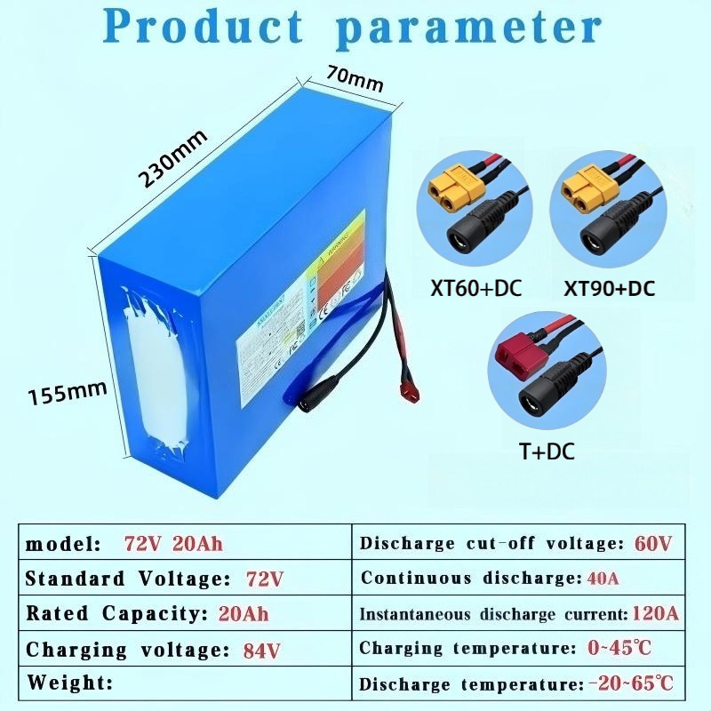 Pacote de bateria de lítio 217 - 72V 40Ah Lifepo4 Battery Pack avaliação e preço