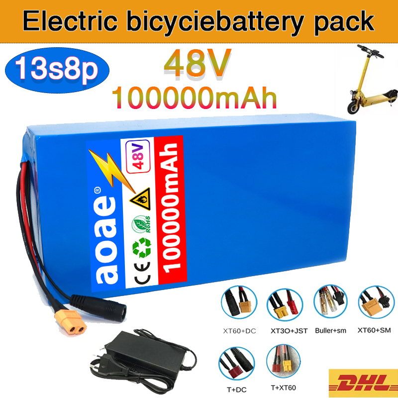 Bateria de lítio 13S8P 48V 100 - 60V 50Ah Electric Scooter Battery avaliação e preço