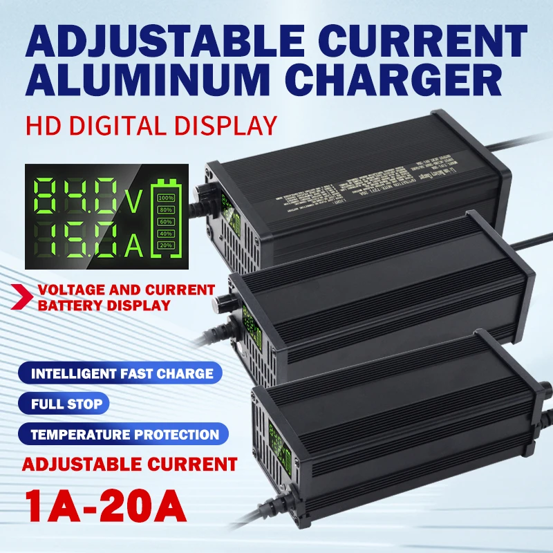 Carregador de bateria de lítio - 72V 15A Fast Charger avaliação e preço